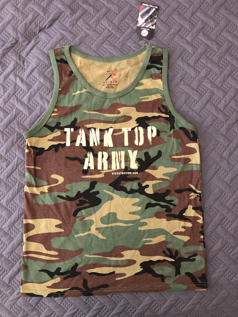 military themed tank tops